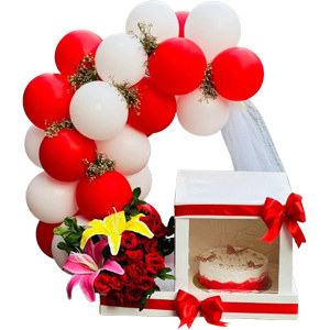 Red & White Love Harmony Hamper