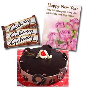 (01) Cake W/ Chocolate & Card