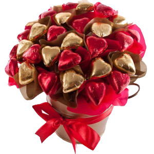 (007) Heart Shaped Chocolate Bouquet
