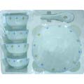 White Pyrex Soup Set