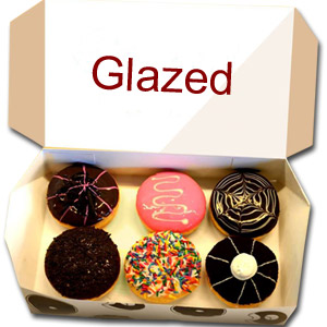 6 Pcs Assorted Doughnut