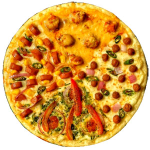 Four Flavors Pizza Medium
