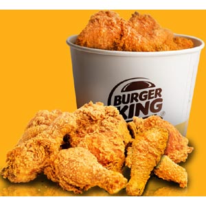 Burger King- 20 Pieces Fried Chicken Bucket