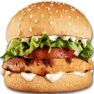 (27) CFC - Grilled Chicken Burger