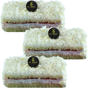 Mr. Baker - White forest pastry 3 pieces
