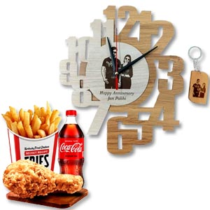  Customized Table Clock W/ KFC Combo