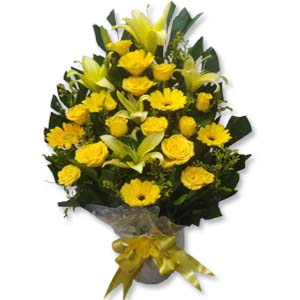 Sunny Bloom Basket