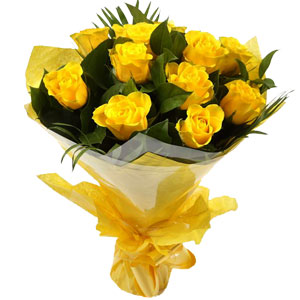 1 Dozen Yellow Roses 