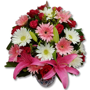 Graceful Blooms Basket