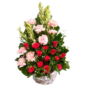  Mixed Flower Basket