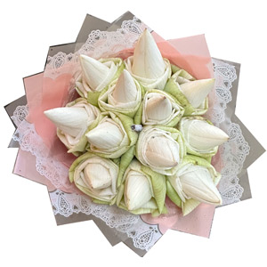 Pure White Poddo – 12 Stems