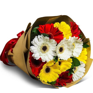 (53) Mixed Gerbera Bouquet