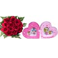 Flower W/ Love Show Piece