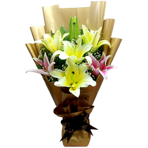 Blushing Lily Bouquet