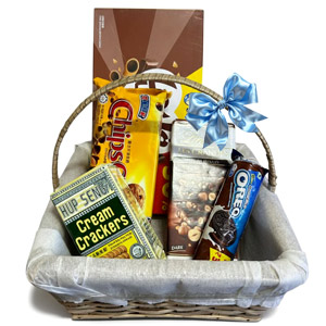 Classic Snack & Chocolate Gift Basket