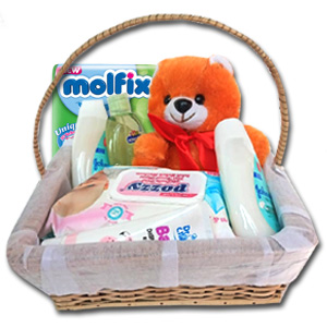 Baby gift basket