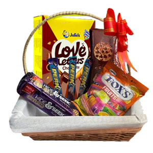 Sweet Chocolate & Cookie Delight Basket