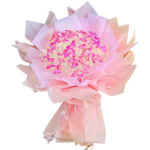 Light-Up Butterfly Bouquet (Pink)