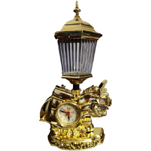 Lamp with Clock
