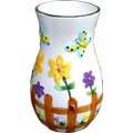 (02) Ceramic Flower Vase