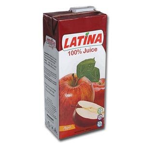 (15) Latina apple Juice 1 Liter