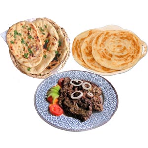 (29) Dostor Khana Beef Chaap W/ Naan & paratha for 4 person