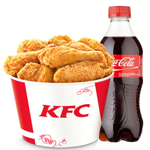 (12)KFC- 12Pcs Chicken W/ 2 Liters Coca Cola