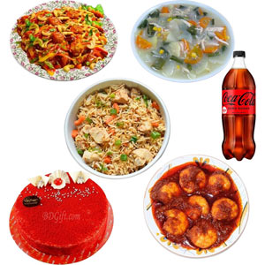 Chinese Celebration Meal with Dessert