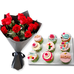 Roses W/ Cupcakes