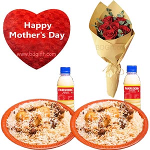 Fakruddin Kachchi Biryani  W/ Pillow & Roses