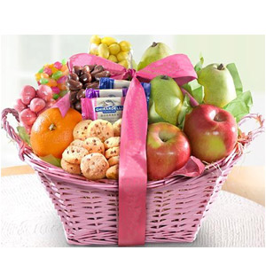 (14) Fruits & Gourmet Basket