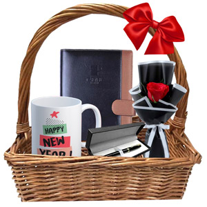 New Year Diary & Rose