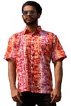 Short sleeve printed cotton Shirt 