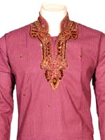 Panjabi- Cotton Karchupi Work