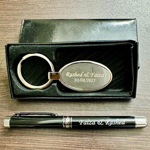 Customized Pen & Key Ring Gift Set