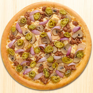 Chicken BBQ blast Super Supreme Pizza Family 