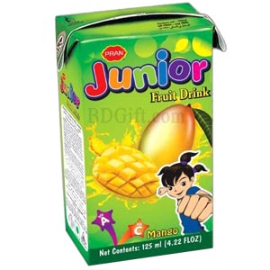 (16) Pran junior mango fruit drink 3 packet