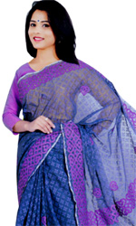 Half silk sharee
