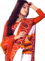 Dupian Silk Sharee