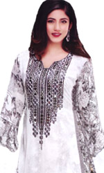 Jorjet & lilen combination Salwar Kameez