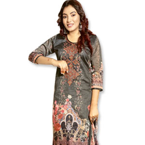 (21) Half-Silk Salwar Kamiz