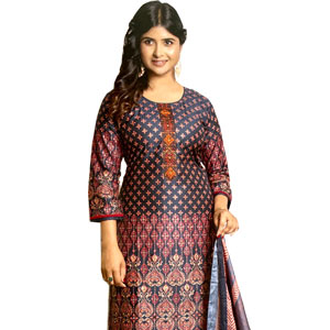 (13) Half-Silk Salwar Kamiz