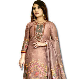 (08) Half-Silk Salwar kamiz