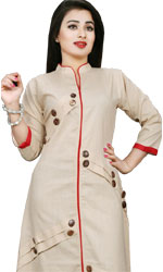 (0004) Lilen Kameez