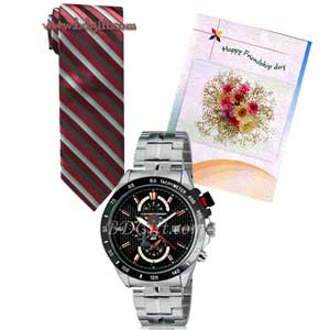 Watch w/ Tie & card