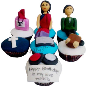 Cupcake for Facebook lover